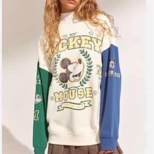 H&M oversized Mickey Mouse Sweater - SIZE SMALL